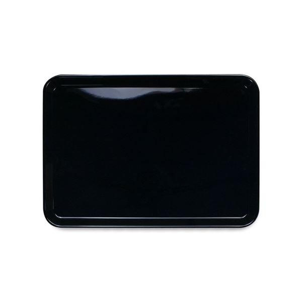 【商品名】 お盆/トレー 【33cm ブラック 3個セット】 耐熱温度140度 耐冷温度-5度 電子レンジ対応 防滑加工 ピノ 角 〔お家 カフェ 店舗〕 【ジャンル・特徴】 ピノ 角 電子レンジ 防