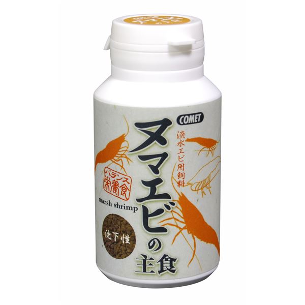 【商品名】 コメット ヌマエビの主食 40g （ペット用品） 【ジャンル・特徴】 エビが食べやすい沈下性フードです。