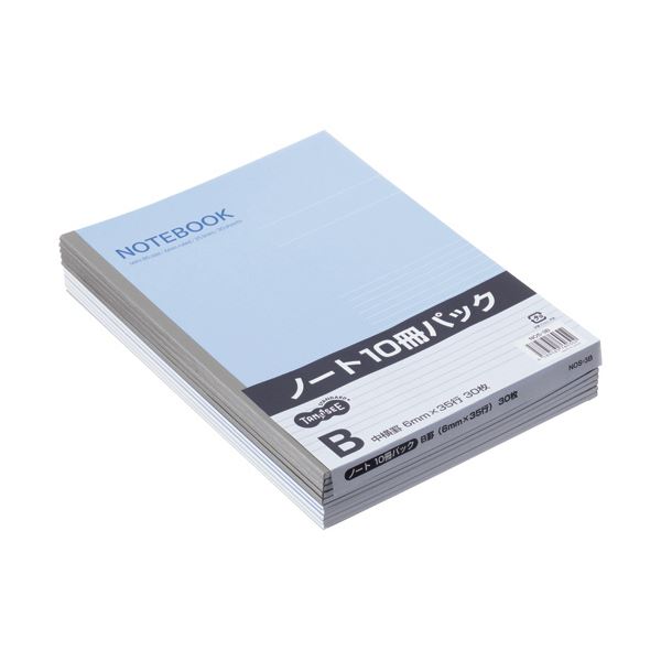 【商品名】 （まとめ）TANOSEE ノートブック セミB5 B罫6mm 30枚 ブルー 1セット（50冊：10冊×5パック） 【×3セット】 【ジャンル・特徴】 書きやすさが魅力のオリジナルノート。
