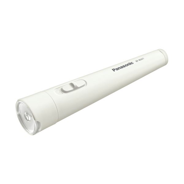 【商品名】 （まとめ）パナソニック LED懐中電灯 乾電池エボルタNEO単3形3本付 BF-BG01N-W 1個 【×3セット】 【ジャンル・特徴】 エボルタNEO電池付で約77時間OK！ [ BF-