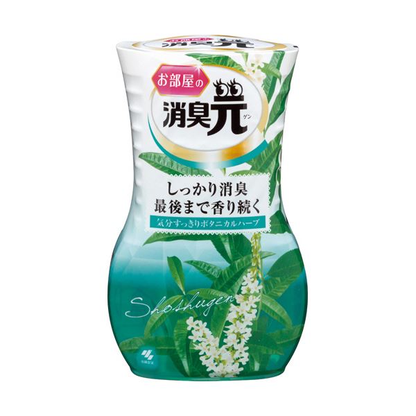 【商品名】 （まとめ）小林製薬 お部屋の消臭元 気分すっきりボタニカルハーブ 400ml 1セット（3個） 【×3セット】 【ジャンル・特徴】 でっかい「ろ紙」でイヤなニオイを消臭！ [ KOB655
