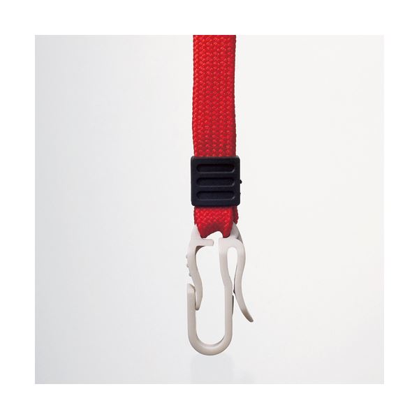 【商品名】 （まとめ）ライオン事務器 名札用ストラップ レッド N-110P 1パック（10本） 【×3セット】 【ジャンル・特徴】 形状を簡略化しコストを抑えたエコノミータイプ。 [ N-110Pレ
