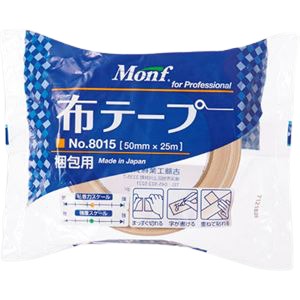 【商品名】 （まとめ）古藤工業 布粘着テープ No.8015 50mm×25m NO8015 1巻 【×20セット】 【ジャンル・特徴】 梱包用布テープのスーパーエコノミータイプ！段ボールの封緘、補修