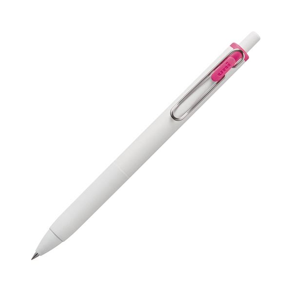 【商品名】 （まとめ）三菱鉛筆 ゲルインクボールペン ユニボール ワン 0.38mm ピンク （軸色：オフホワイト） UMNS38.13 1本 【×30セット】 【ジャンル・特徴】 「ユニボールワンイ