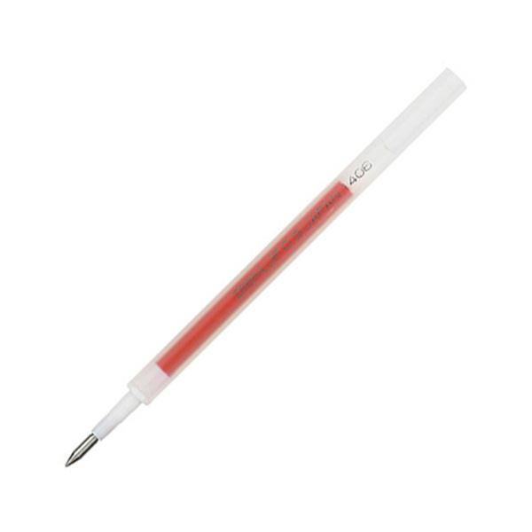 （まとめ）ゼブラ ゲルインクボールペン 替芯 JF-0.3芯 赤 サラサ用 RJF3-R 1本 〔×50セット〕〔代引不可〕