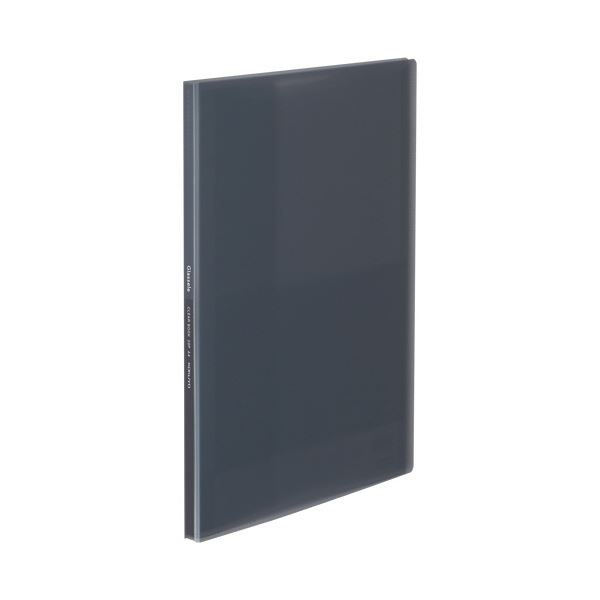 【商品名】 （まとめ）コクヨ クリヤーブック（Glassele） 固定式 A4タテ 20ポケット ブラック ラ-GL20D 1冊 【×50セット】 【ジャンル・特徴】 【固定式】傷が目立ちにくいシボ加