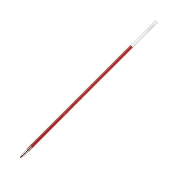 （まとめ）ぺんてる 油性ボールペン 替芯 0.7mm 細字 赤 BKL7-B 1本 〔×300セット〕〔代引不可〕