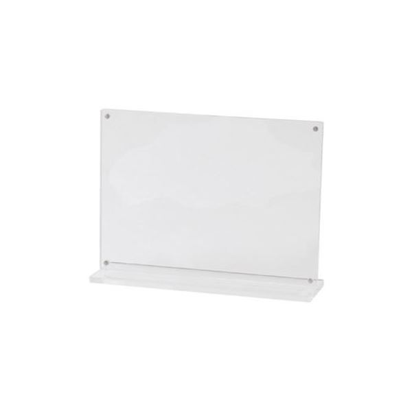【商品名】 （まとめ）スマイル アクリルT型マグネットサインホルダーA6横【×10セット】
