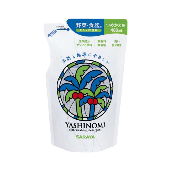 【商品名】 （まとめ） サラヤ ヤシノミ洗剤 詰替用 480ml 【×10セット】 [ 318730 ]