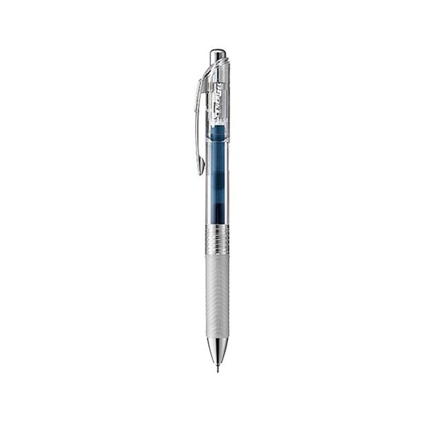 【商品名】 （まとめ） ぺんてる ノック式エナージェル インフリー 0.5mm ブルーブラック 【×20セット】 【ジャンル・特徴】 ひと目でインク色がわかるクリア軸を採用。 [ BLN75TL-CA