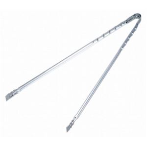 【商品名】 【60個セット】 ロング 炭バサミ/火バサミ トング 【長さ60cm】 亜鉛めっき鋼板 レスト 〔アウトドア キャンプ バーベキュー〕 【ジャンル・特徴】 BBQなどの炭入れ・ ゴミ拾いに