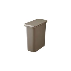 【商品名】 〔8個セット〕 ゴミ箱 ダストボックス 約幅18.6cm 20L ブラウン ワンプッシュオープン HOME＆HOME 防臭ペール キッチン トイレ 【ジャンル・特徴】 ゴミ箱 ダストボック