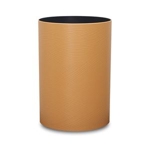 【商品名】 〔12個セット〕 ゴミ箱 ダストボックス 約幅18.6cm M 約6.8L ブラウン 日本製 橋本達之助工芸 さざ波 和モダン調 リビング 【ジャンル・特徴】 ゴミ箱 ダストボックス ごみ