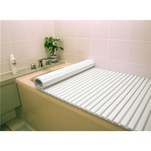 【商品名】 〔6個セット〕 風呂ふた 風呂フタ 75cm×150cm用 ホワイト 軽量 シャッター式 巻きフタ SGマーク認定 日本製 浴室 風呂 【ジャンル・特徴】 風呂ふた 風呂フタ 風呂蓋 浴槽