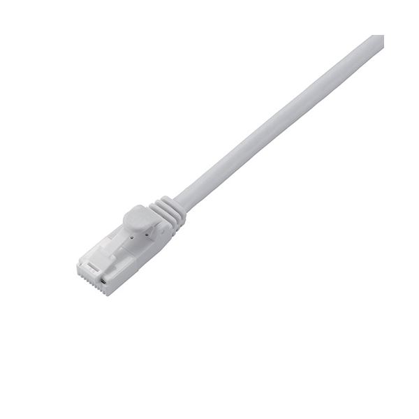 【商品名】 （まとめ） エレコム LANケーブル/CAT6対応/EU Ro HS指令準拠/爪折れ防止/簡易パッケージ仕様/10m/ホワイト LD-GPT/WH10/RS 【×2セット】 【ジャンル・特