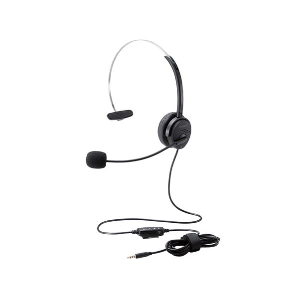 【商品名】 （まとめ） エレコム オーバーヘッドタイプヘッドセット/片耳/4極/変換ケーブル付/30mmドライバ/ブラック HS-HP29TBK 【×2セット】 【ジャンル・特徴】 オンラインゲーム、