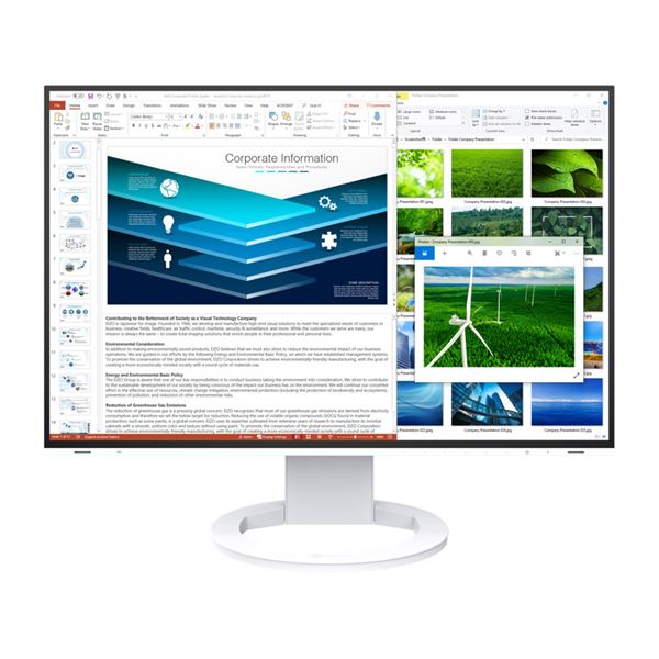 【商品名】 EIZO 液晶ディスプレイ 24.1型/1920×1200/HDMI、Display Port、USBType-C/ホワイト/スピーカー:あり EV2485-WT [ EV2485-WT 
