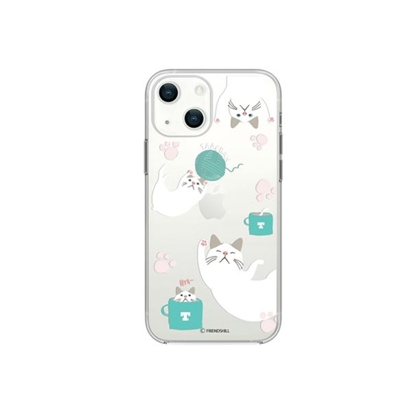 【商品名】 abbi FRIENDS ターチャンソフトクリアケース for i Phone 13 遊び ABF21739i13 【ジャンル・特徴】 キュートな「ターチャン」の公式ライセンス品 [ AB