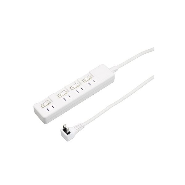 【商品名】 【5個セット】 YAZAWA 4個口 節電タップ 0.3m ホワイト H8S4403WHX5 【ジャンル・特徴】 『個別スイッチ』『シャッター』充実の安全機能付きです。 [ H8S4403