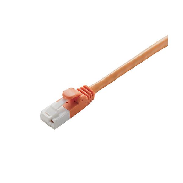 【商品名】 【5個セット】エレコム LANケーブル/CAT6対応/EU Ro HS指令準拠/爪折れ防止/簡易パッケージ仕様/10m/オレンジ LD-GPT/DR10/RSX5 【ジャンル・特徴】 プロ