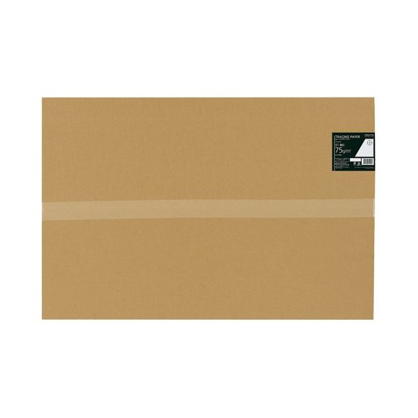 【商品名】 コクヨ 高級ナチュラルトレーシングペーパー 厚口(無地) A1 75g/m2 セ-T76N 1冊(100枚) 【ジャンル・特徴】 紙厚75gの厚口高級ナチュラルトレーシングペーパー。 [ 