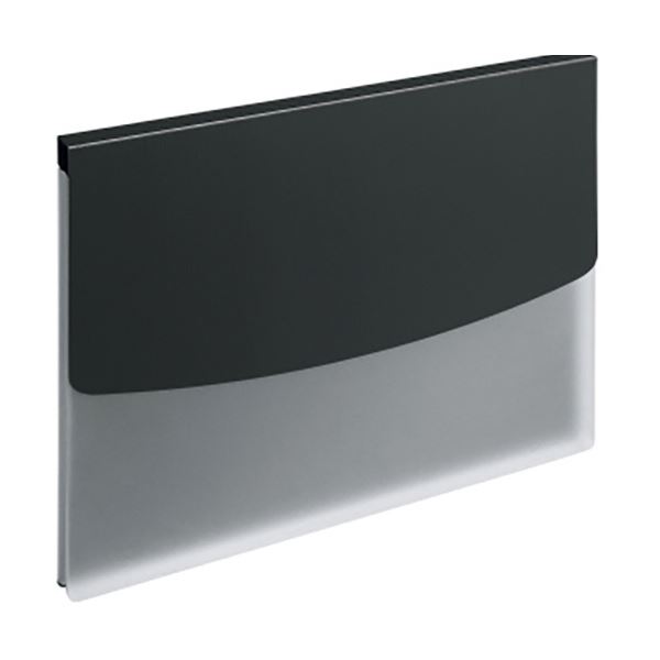 【商品名】 (まとめ) ライオン事務器 ホルダーファイル(ビジカル) フタ付 A4ヨコ 235×313mm 背幅16mm ブラック PH-12BF 1冊 【×10セット】 【ジャンル・特徴】 クリアー