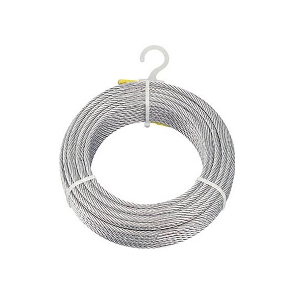【商品名】 TRUSCO メッキ付ワイヤロープ Φ8mm×10m CWM-8S10 1本 [ CWM8S10 ]