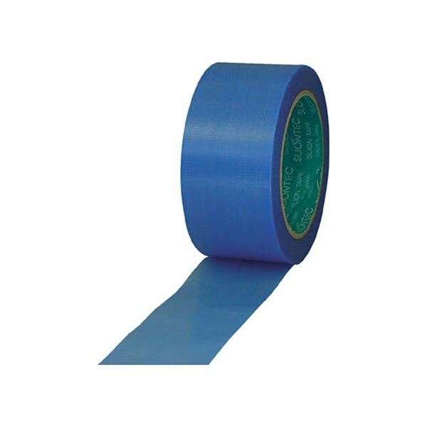 【商品名】 (まとめ) スリオンテック 養生用ハイクロステープ 50mm×25m ブルー 344500-BL-00-50X25 1巻 【×5セット】 【ジャンル・特徴】 鮮やかな青系樹脂クロスの基材は