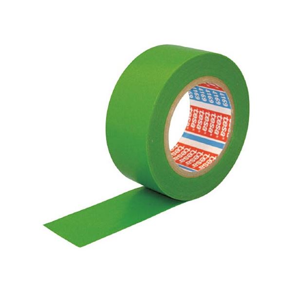 【商品名】 (まとめ) テサテープ ラインマーキングテープ 緑 50mm×33m 4169N-PV8-GN 1巻 【×3セット】 【ジャンル・特徴】 貼るだけできれいなラインが引け、面倒なマスキング作