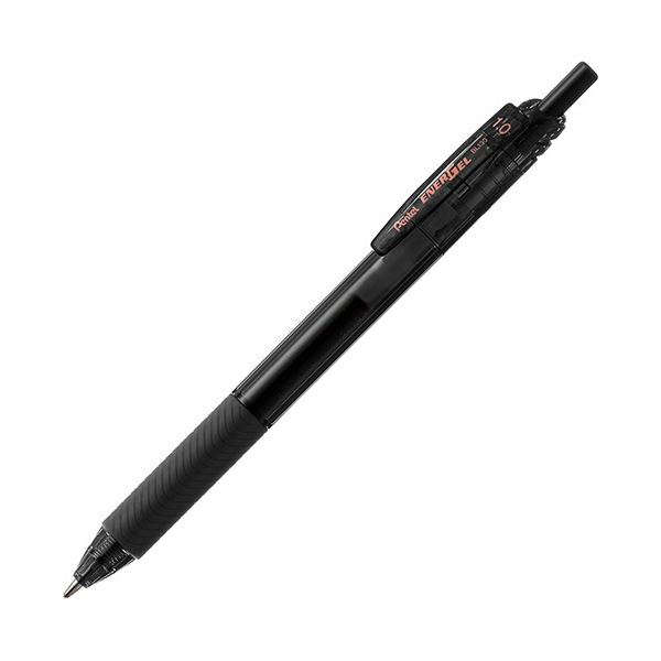 【商品名】 (まとめ) ぺんてる ゲルインキボールペン エナージェルエス 1.0mm ブラック BL130-A 1セット(10本) 【×3セット】 【ジャンル・特徴】 スッと書けてサッと乾く。速乾イン