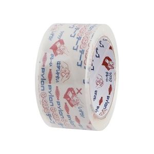【商品名】 共和 パイロン 宅配小包用らくはる粘着テープ(OPP) 50mm×50m HS-4700-A 1セット(60巻) 【ジャンル・特徴】 軽い力でもテープが引き出せ、音も静か。 [ HS-47