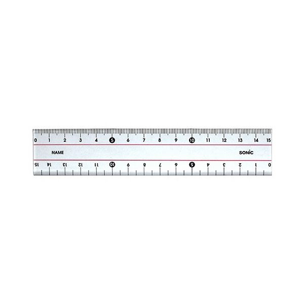 【商品名】 (まとめ) ソニック 15cm 直線定規 学納タイプ SN-366 1本 【×30セット】 【ジャンル・特徴】 メモリが見やすく傷つきにくいアクリル樹脂を採用！ [ SN-366 ]
