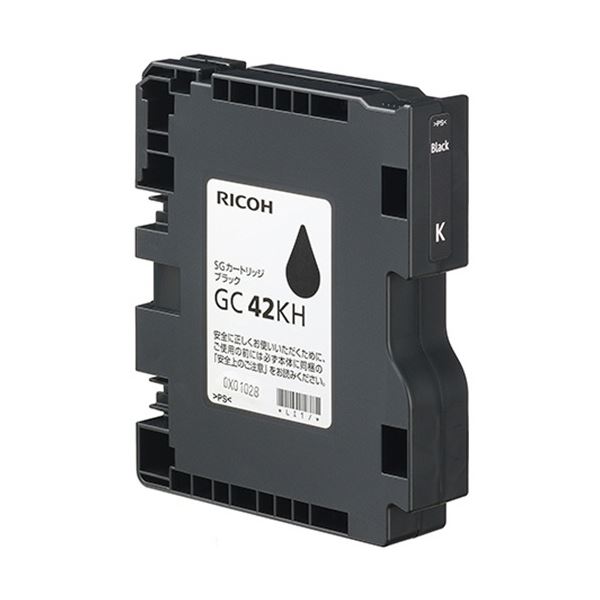 【商品名】 リコー SGカートリッジ GC42KH ブラック Lサイズ 515930 1個 【ジャンル・特徴】 メーカー純正インクカートリッジ [ 515930 ]