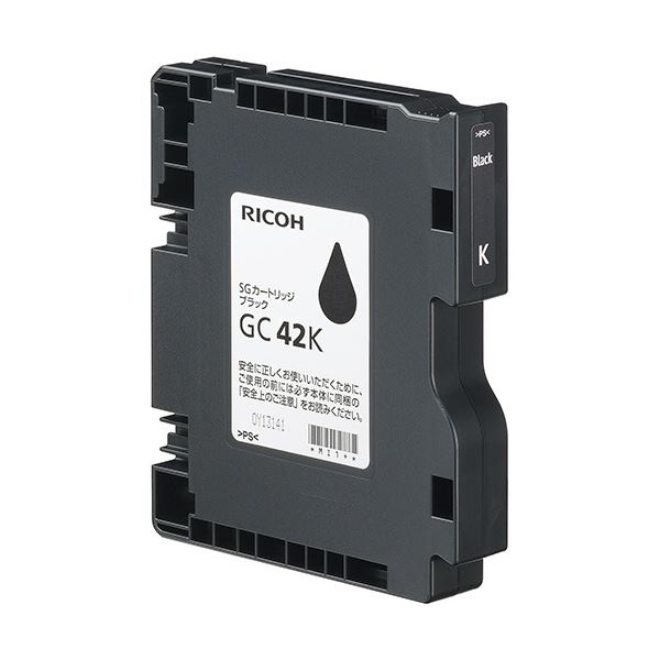 【商品名】 リコー SGカートリッジ GC42K ブラック Mサイズ 515926 1個 【ジャンル・特徴】 メーカー純正インクカートリッジ [ 515926 ]