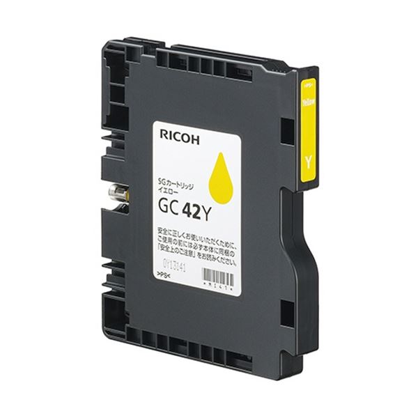 【商品名】 リコー SGカートリッジ GC42Y イエロー Mサイズ 515925 1個 【ジャンル・特徴】 メーカー純正インクカートリッジ [ 515925 ]