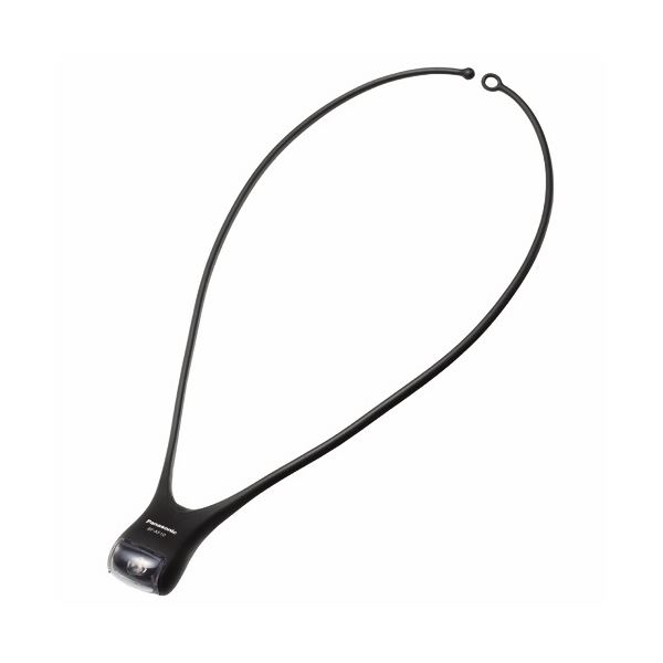 【商品名】 (まとめ) パナソニック LEDネックライト 20Lx 防滴仕様 ブラック BF-AF10P-K 1個 【×3セット】 【ジャンル・特徴】 両手が自由に使えるハンズフリー。手元・足元を明る