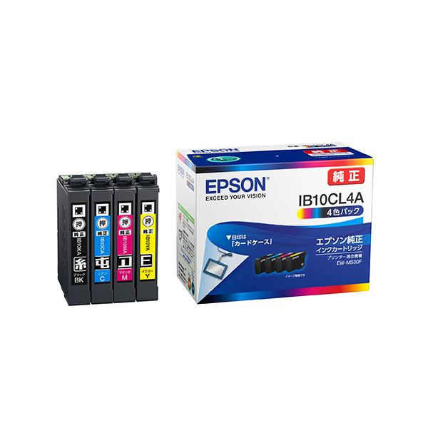 【商品名】 【純正品】 EPSON(エプソン) IB10CL4A インクパック 4色(ブラック・シアン・マゼンタ・イエロー)