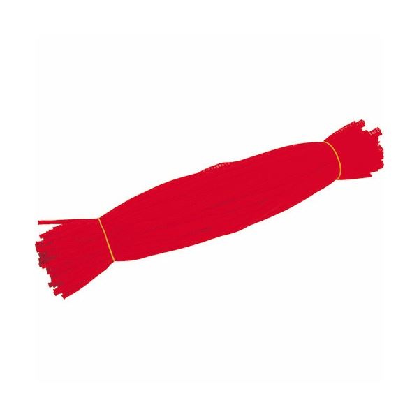 【商品名】 (まとめ) TRUSCO みかんネット 長さ45cm 赤 BESN-100-R 1袋(100本) 【×5セット】 【ジャンル・特徴】 石けん、球根、みかんなどを入れて管理するのに使用可能で