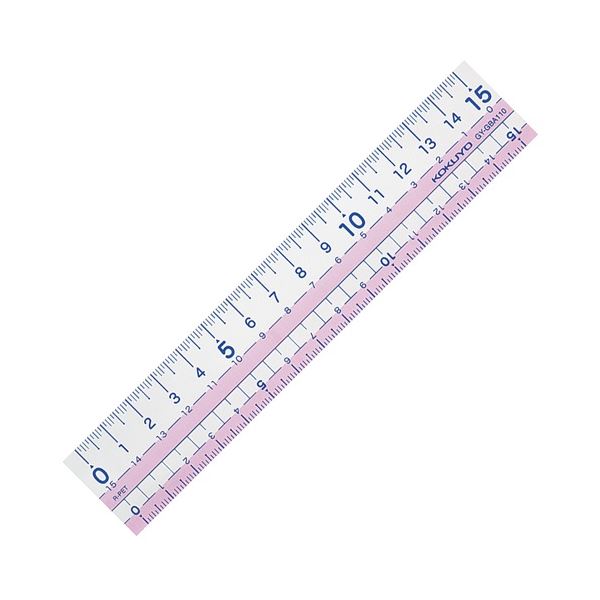 【商品名】 (まとめ) コクヨ 直線定規(まなびすと)(再生PET樹脂製) 15cm ピンク GY-GBA110P 1セット(10本) 【×5セット】 【ジャンル・特徴】 大きな数字と山型目盛りで読み