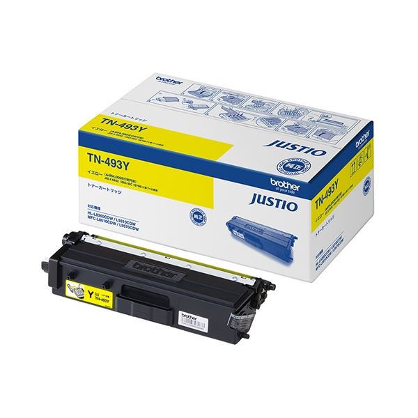 【商品名】 ブラザー(BROTHER) 【純正】 トナーカートリッジ イエロー(大容量) TN-493Y