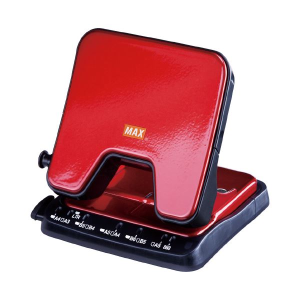 【商品名】 マックス 軽あけパンチ SCOOVA DP-35T/R レッド DP90133