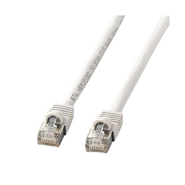 【商品名】 サンワサプライ STPエンハンスドカテゴリ5ケーブル KB-STP-10LN ライトグレー [ KB-STP-10LN ]