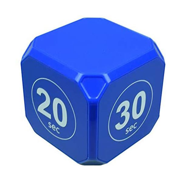 【商品名】 Datexx Time Cube Plus タイムキューブプラス プリセットタイマー 10・20・30・60秒 ブルー DF-41 【ジャンル・特徴】 時間の管理に最適なサイコロ型タイマー