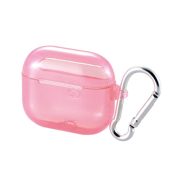 【商品名】 エレコム Air Pods (第3世代)用カラビナ付きソフトケース ピンク AVA-AP3UCPN 【ジャンル・特徴】 Air Pods (第3世代)用ソフトケースです。 [ AVA-AP