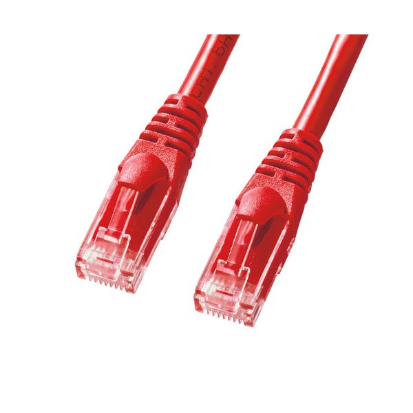 【商品名】 (まとめ) サンワサプライ カテゴリ6Aより線LANケーブル 3m レッド KB-T6AY-03R 【×3セット】 【ジャンル・特徴】 超高速10ギガビットイーサネット完全対応 [ KB-