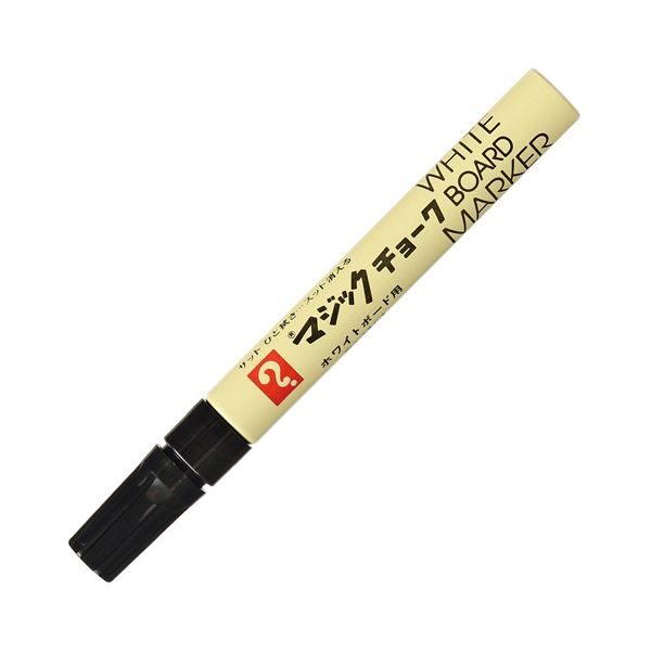 【商品名】 寺西化学 ホワイトボード用マーカーマジックチョークNo.650(丸太型) 黒 M650-T1 1セット(10本) 【ジャンル・特徴】 【使いきりタイプ】サットひと拭き、スット消える。 [ 