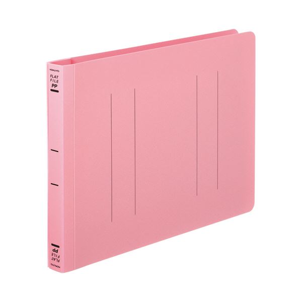 【商品名】 コクヨ フラットファイル(PP)A5ヨコ 150枚収容 背幅20mm ピンク フ-H17P 1セット(10冊) 【ジャンル・特徴】 「軽い」「丈夫」「やさしい手触り」の再生発泡PPファイル