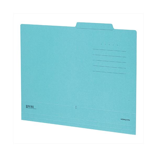 【商品名】 （まとめ）コクヨ 個別フォルダー(NEOS) A4ターコイズブルー A4-NEIF-B 1セット(10冊)【×3セット】 【ジャンル・特徴】 機能・デザイン・カラーが進化した定番ファイルシ