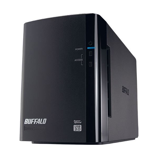 【商品名】 バッファロー ドライブステーションミラーリング機能搭載 外付けHDD USB3.0用 2ドライブ 6TB HD-WL6TU3/R1J 1台 【ジャンル・特徴】 USB3.0搭載で高速アクセ