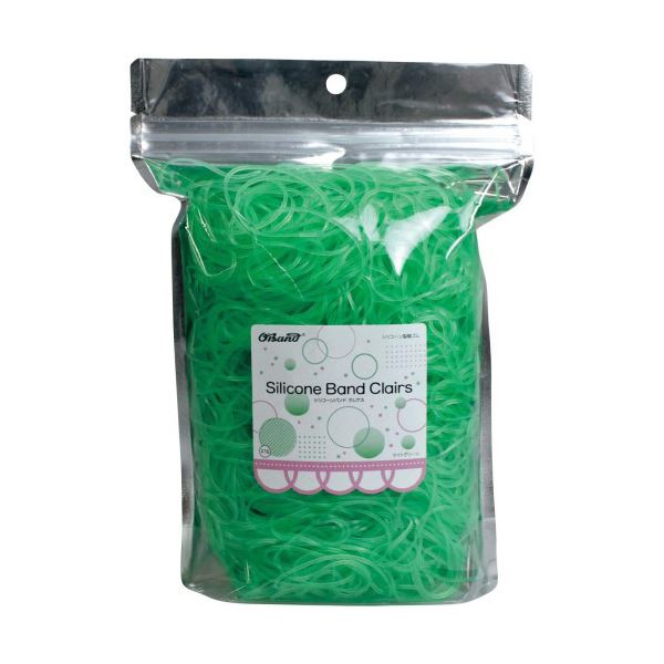 【商品名】 共和 オーバンド シリコーンバンドクレアス #16 内径38mm ライトグリーン 300g GGS-300-LG 1袋 [ GGS-300-LG ]